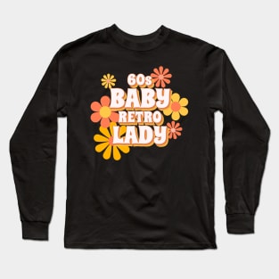 60S BABY Retro Lady Long Sleeve T-Shirt